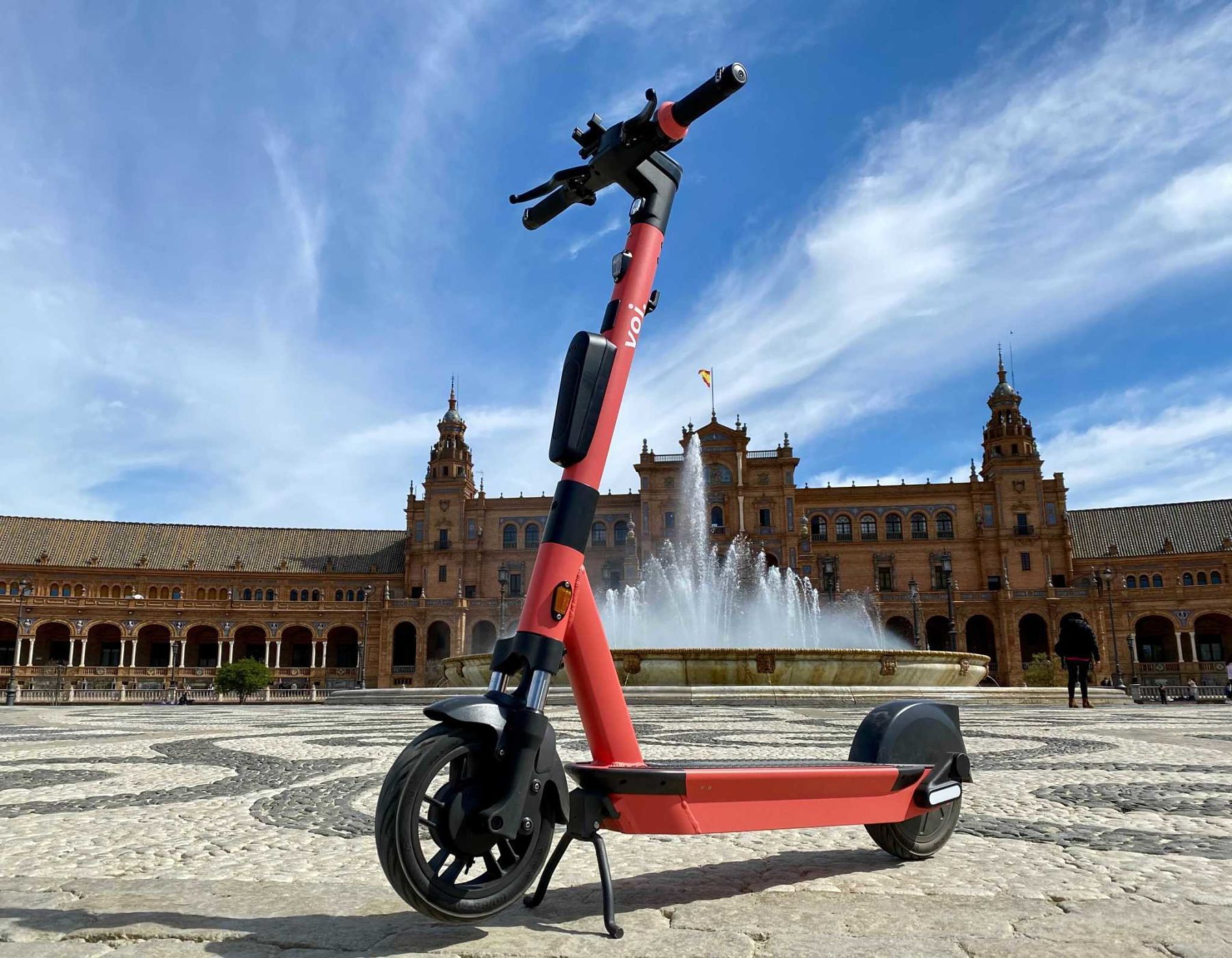 Patinete eléctrico Voi en Sevilla